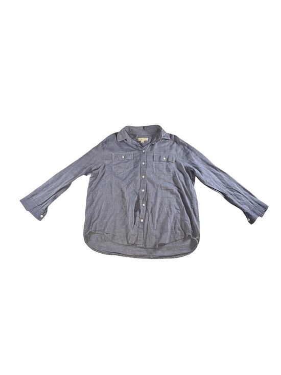 Michael Kors Tops - Michael Kors Chambray Button Front Utility Shirt Women’s Medium